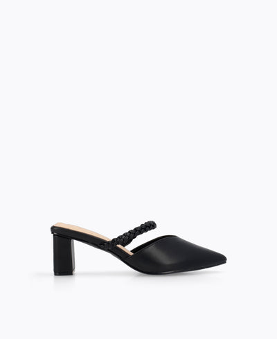 Erin Block Heel Pumps - Black