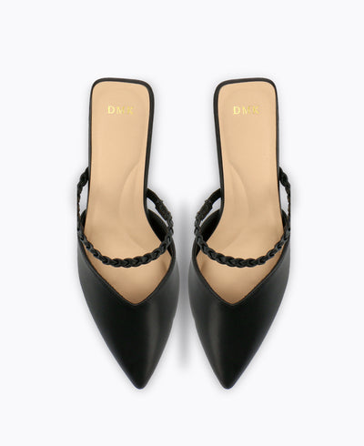 Erin Block Heel Pumps - Black