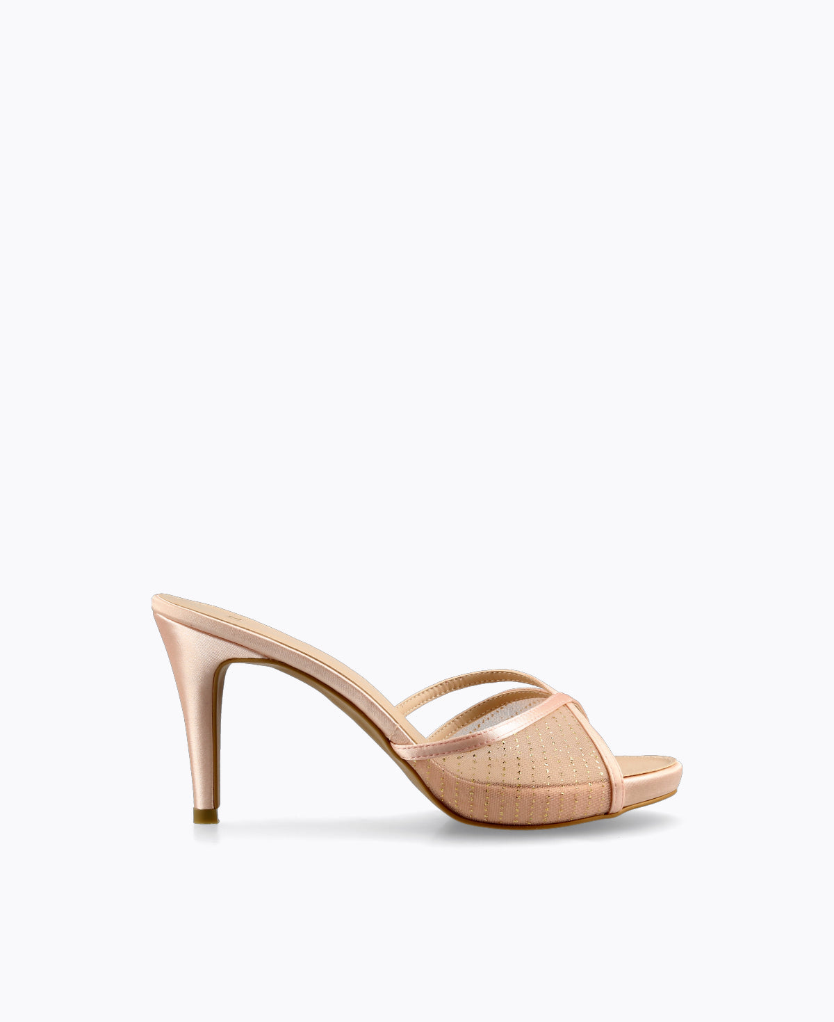 Musa Mesh Heel Sandals Nude DMK