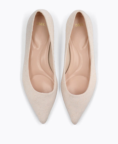 Lancy Flat Pumps - Pink