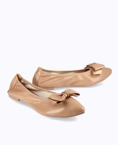 Bina Ballerina Flats - Nude