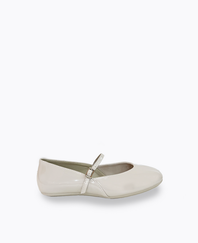 Wynona Mary Jane Flats - Beige