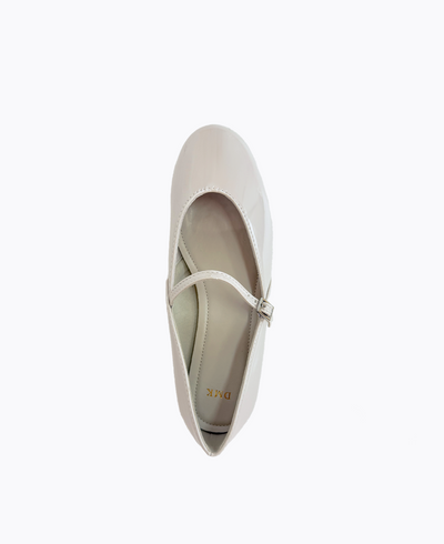 Wynona Mary Jane Flats - Beige