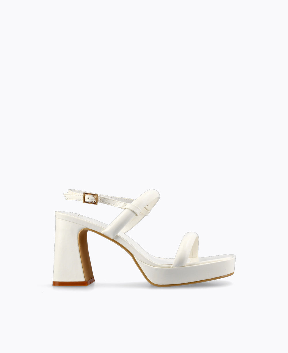 White sales patent sandals