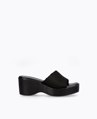 Dream High Platform Heel Sandals - Black