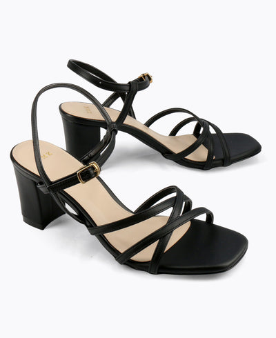 Rosaline Block Heel Sandals - Black