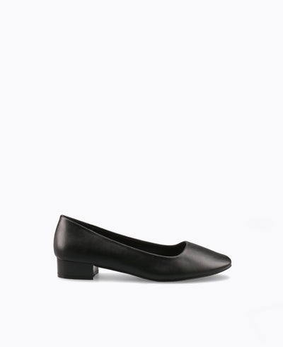 Cynthia Block Heel Pumps - Black