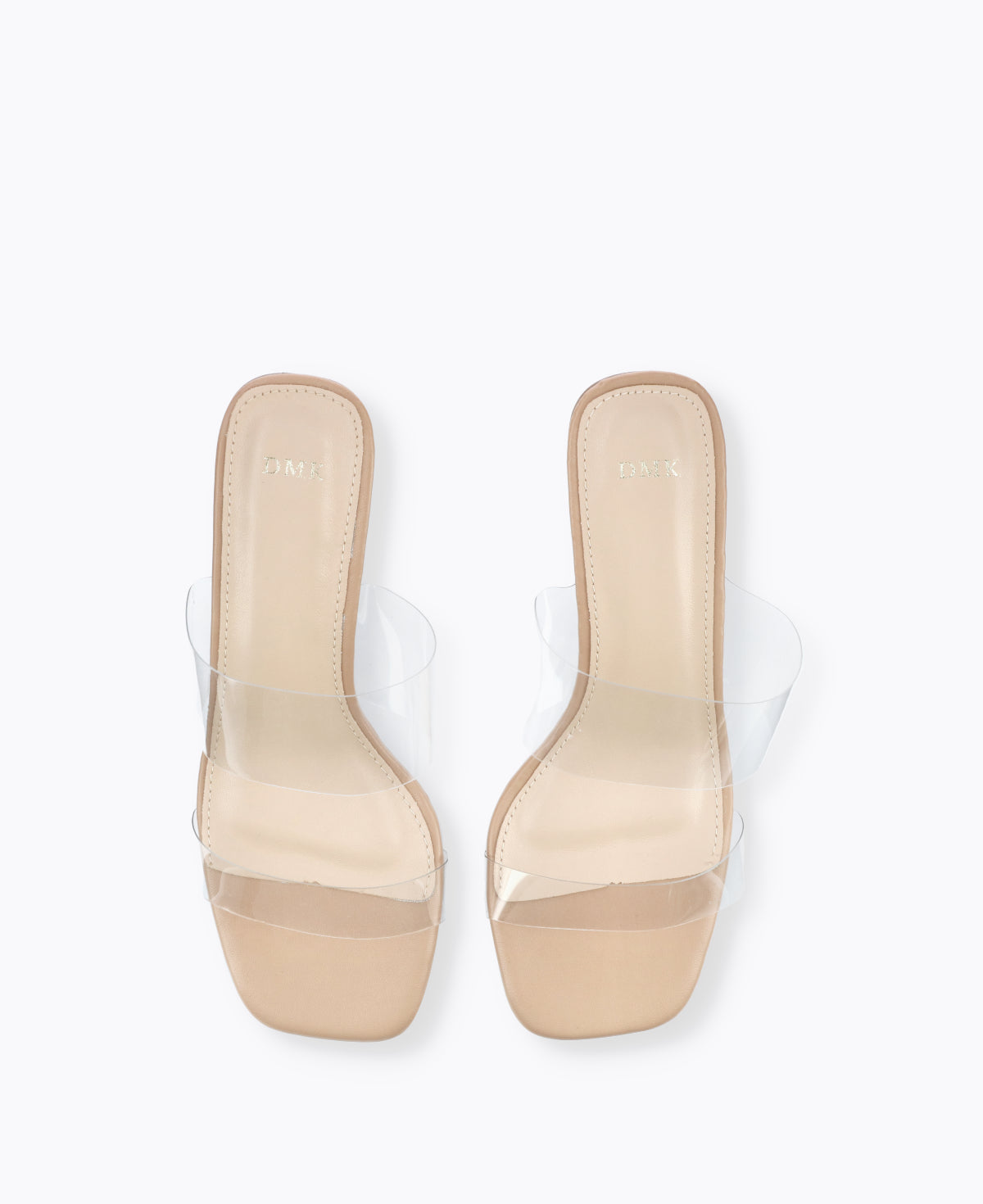 Clear on sale heel sandals