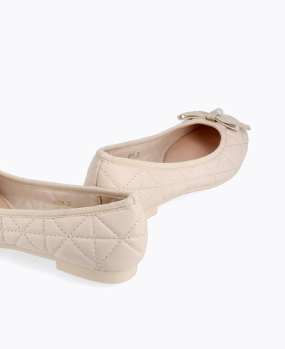 Juliet Ballerina Flats - Beige