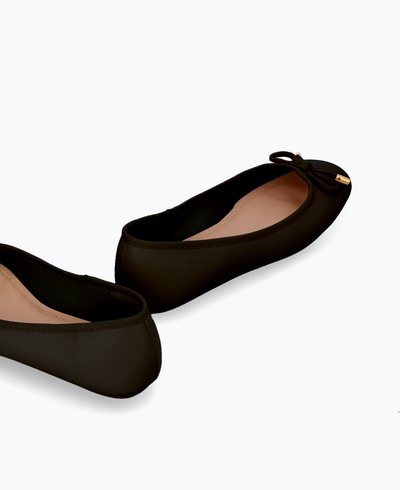 Giselle Ballerina Flats - Black