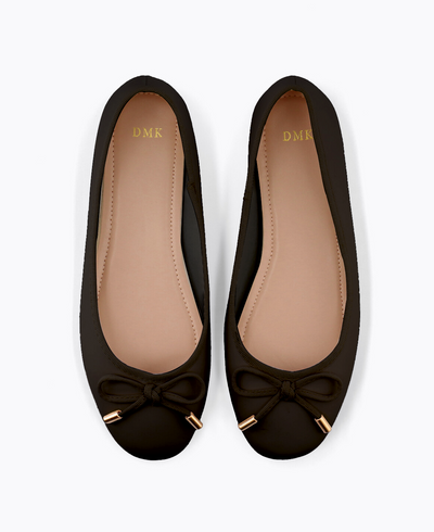 Giselle Ballerina Flats - Black