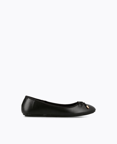 Fleur Ballerina Flats - Black