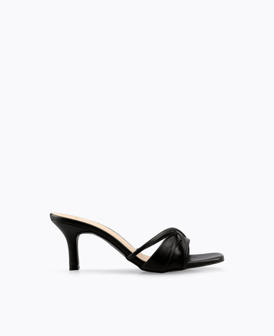 Stella Heel Sandals - Black