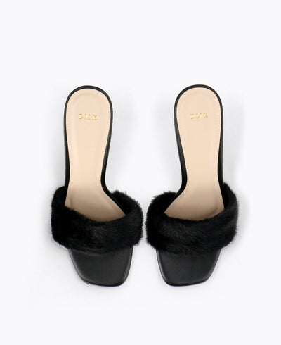 Delaney Heel Sandals - Black