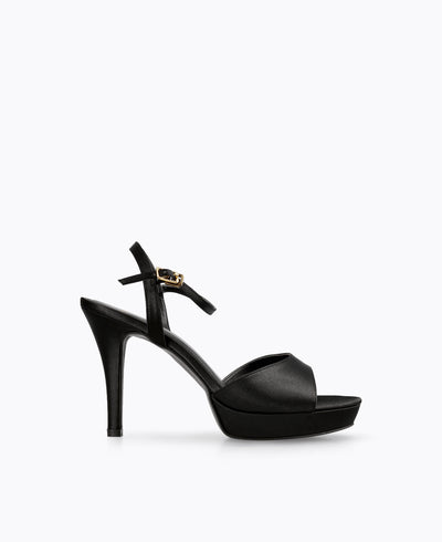 Selena Heel Sandals - Black