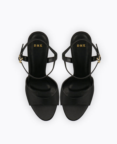 Selena Heel Sandals - Black