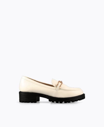 Alice Platform Loafers - Beige