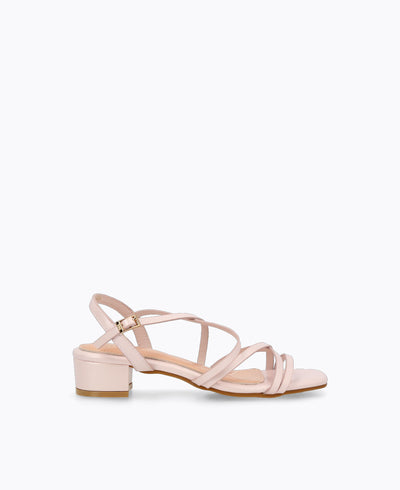 Ivy Strappy Heel Sandals - Pink