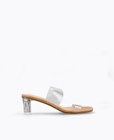 Daphne Transparent Heel Sandals