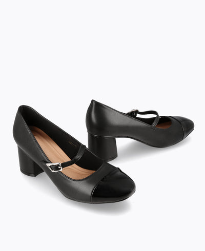 Clarice Mary Janes - Black