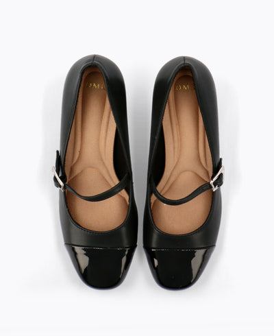 Clarice Mary Janes - Black