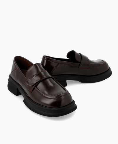 Darsha Platform Loafers - Brown