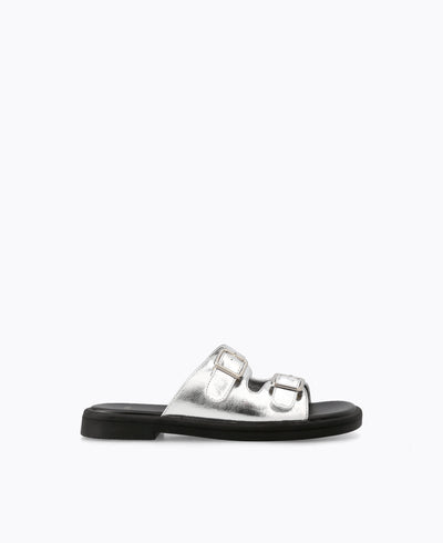 Polly Platform Sandals - Silver