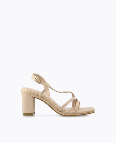 Celeste Heel Sandals - Beige