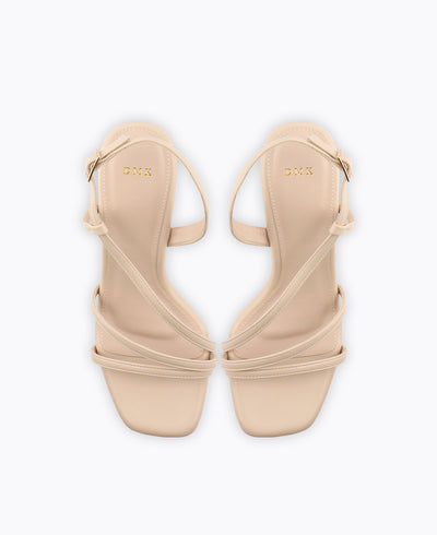 Celeste Heel Sandals - Beige