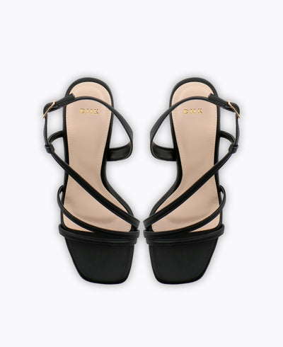 Celeste Heel Sandals - Black