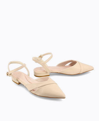 Christine Flat Pumps - Beige