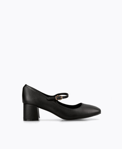 Dainty Delight Mary Janes - Matte Black