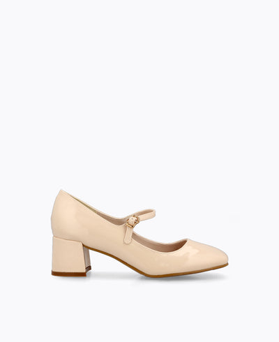 Dainty Delight Mary Janes - Beige