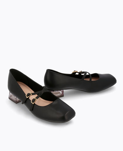 Carrie Mary Janes - Matte Black