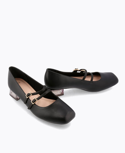 Carrie Mary Janes - Matte Black