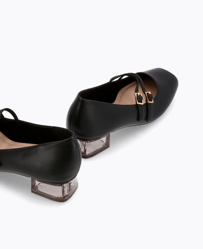 Carrie Mary Janes - Matte Black