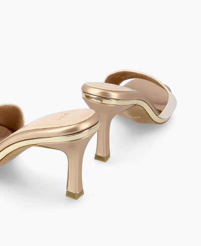 Akari Heel Sandals - Gold