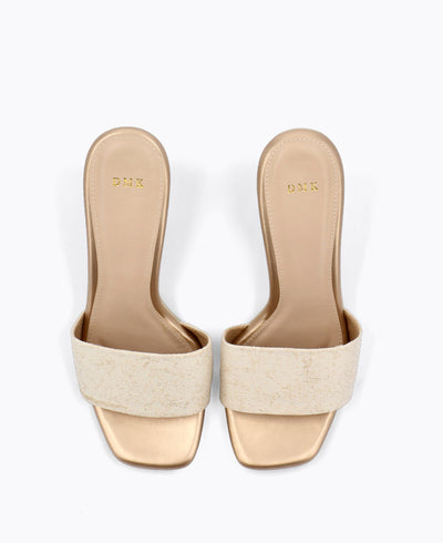 Akari Heel Sandals - Gold