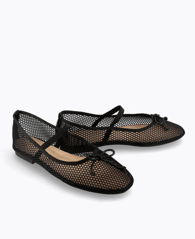 Kate Ballerina Flats - Black