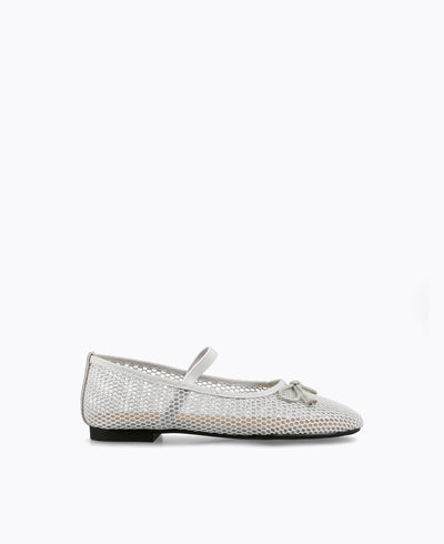 Kate Ballerina Flats - Grey