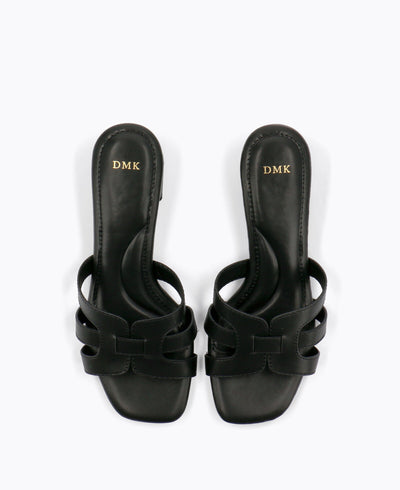 Enika Heel Sandals - Black