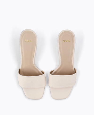 Akari Heel Sandals - Beige