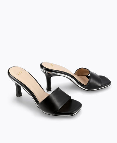 Akari Heel Sandals - Black