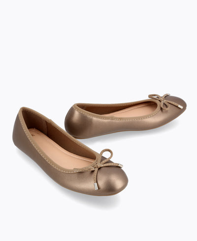 Giselle Ballerina Flats - Pewter