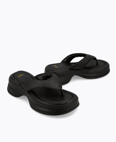 Rini Platform Sandals - Black