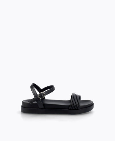 Abby Platform Sandals - Black