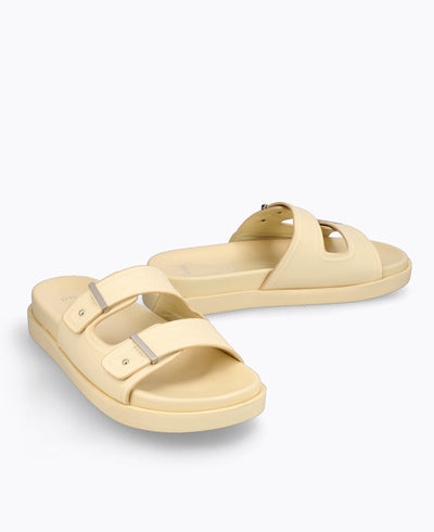 Chiara Platform Sandals - Yellow