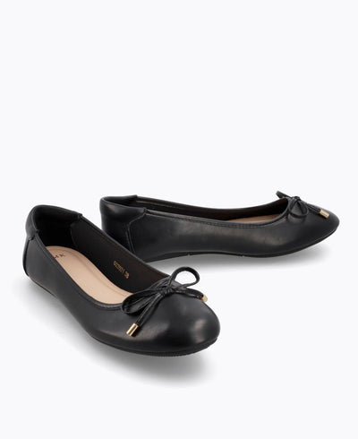 Anne Ballerina Flats - Black