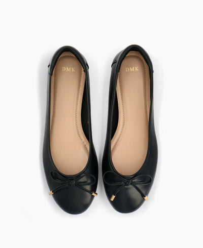 Anne Ballerina Flats - Black