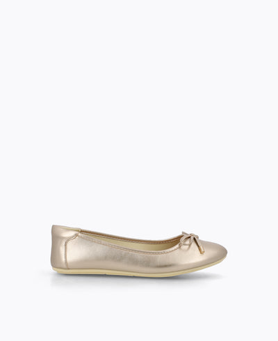 Anne Ballerina Flats - Gold